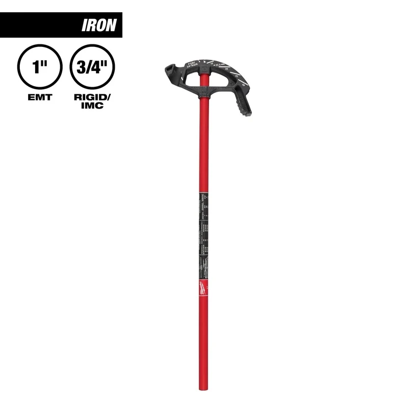 Cintreuse de tubes - Milwaukee Iron 1" EMT, cintreuse de conduits rigides/IMC 3/4